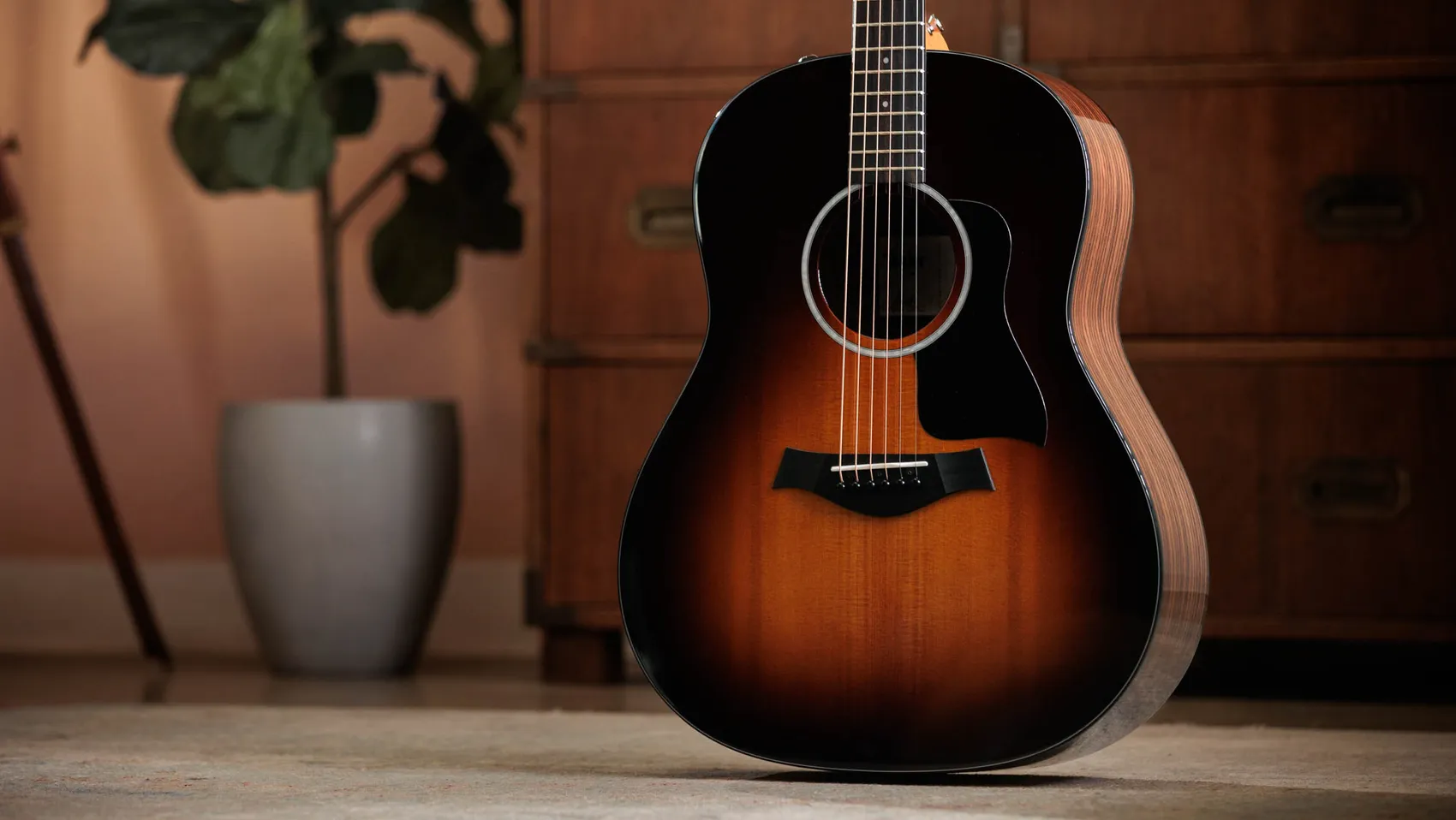 217e Plus SB Indian Rosewood Acoustic-Electric Guitar | Taylor Guitars